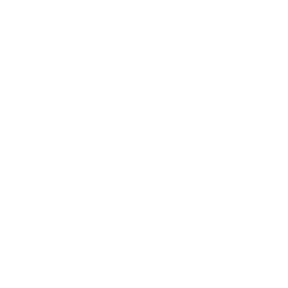 A simple white outline illustration on a black background showing a virus particle next to a cracked human profile, symbolizing the impact of a virus on mental health.